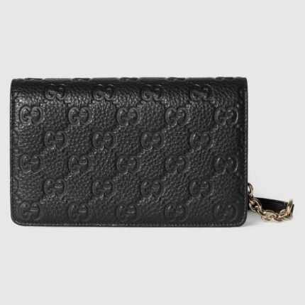 GG Emblem Super Mini Shoulder Bag