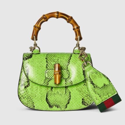 Gucci Bamboo 1947 mini python bag