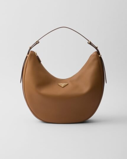 Prada Arqué Large Leather Shoulder Bag