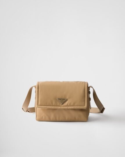 Small Padded Re-Nylon Shoulder Bag