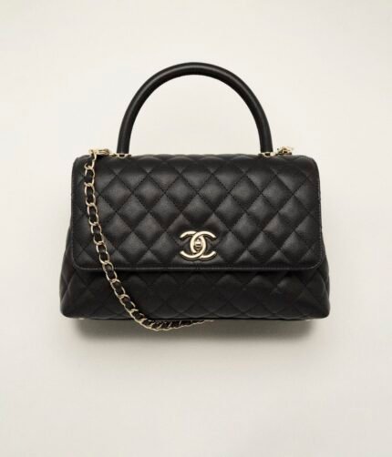 CHANEL LARGE FLAP BAG WITH TOP HANDLE