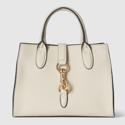 Small Tote Bag With Hook Closure